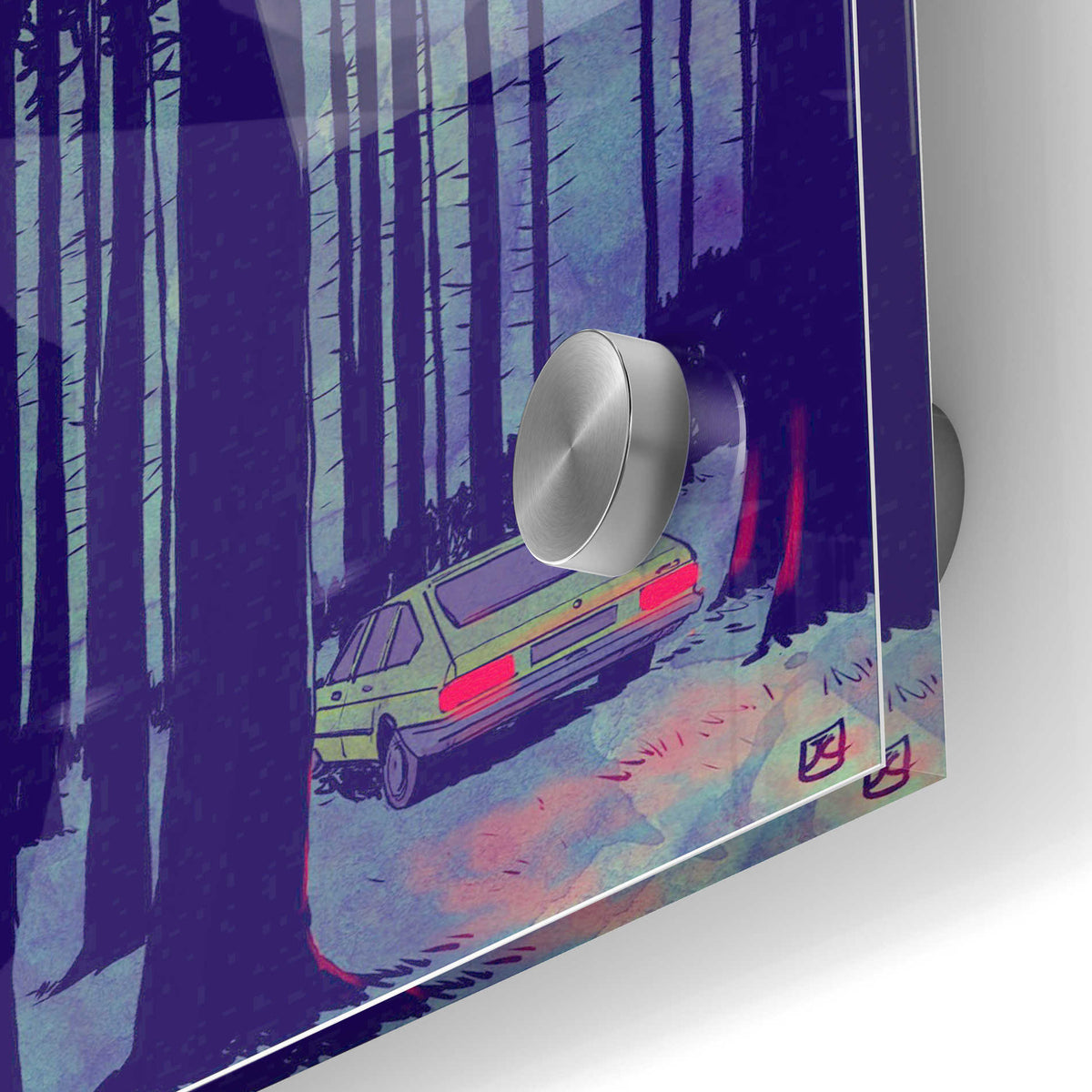 Epic Art "Cars 11" by Giuseppe Cristiano, Acrylic Glass Wall Art,24x36