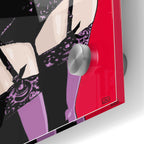 Epic Art "Purple Corset" by Giuseppe Cristiano, Acrylic Glass Wall Art,24x36