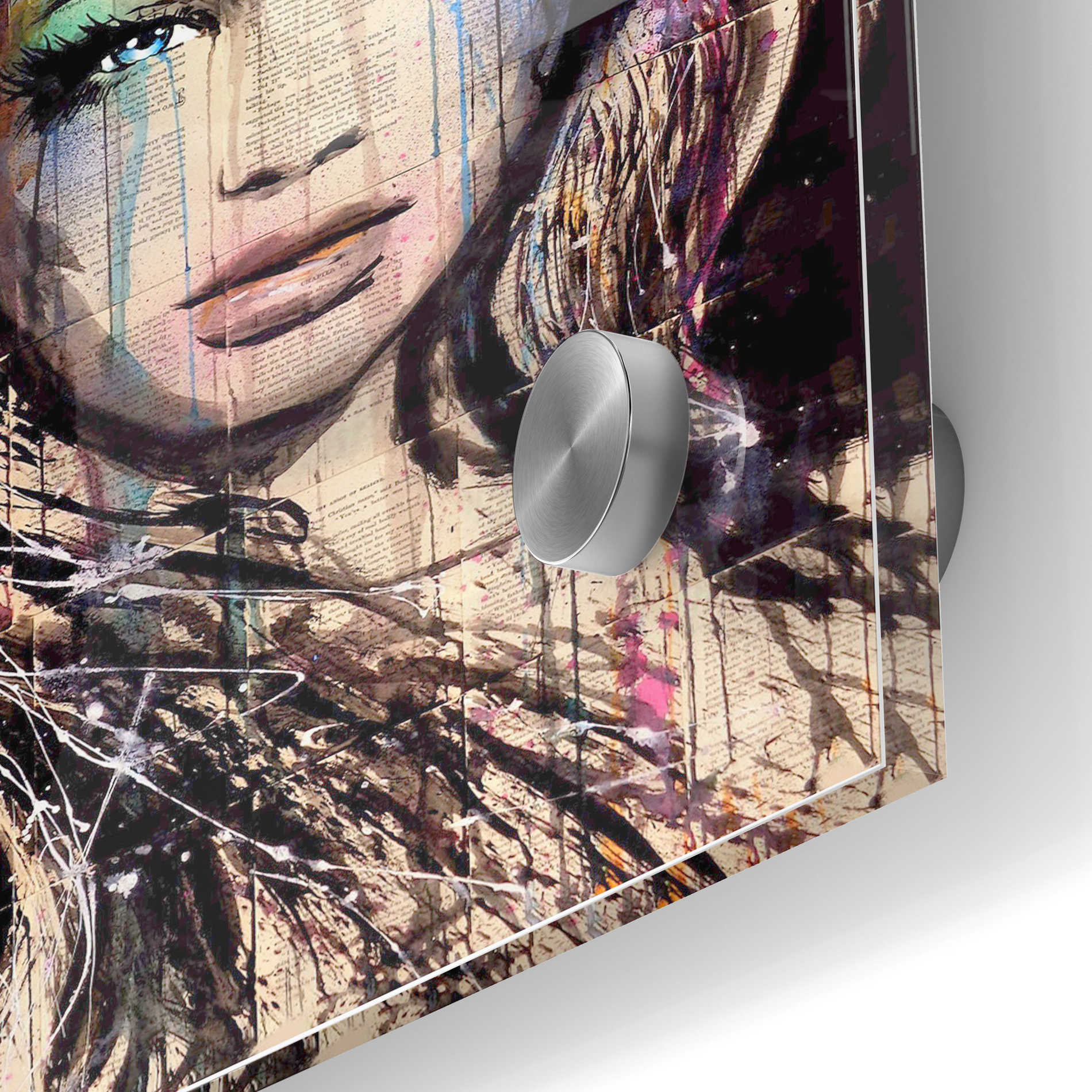 Epic Art 'DJ' by Loui Jover, Acrylic Glass Wall Art,24x36
