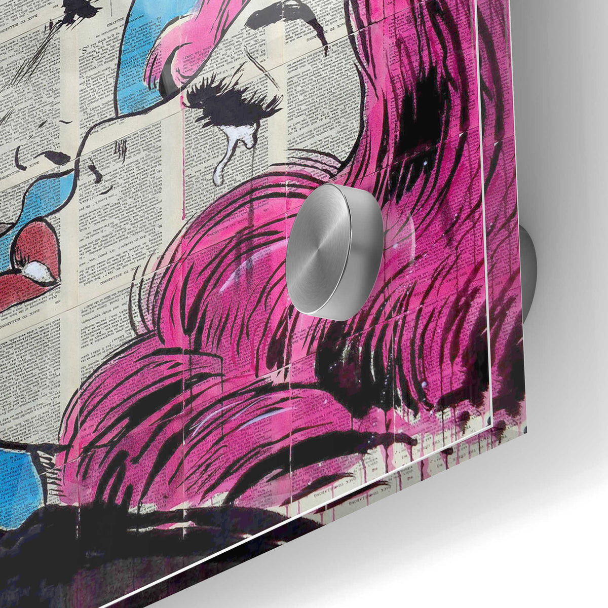 Epic Art 'Moments Like This Go Pop' by Loui Jover, Acrylic Glass Wall Art,24x36