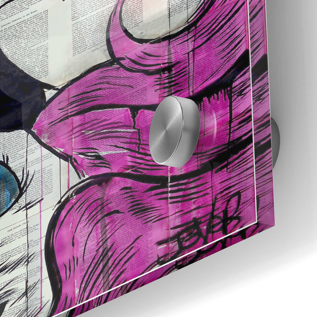 Epic Art 'Passion Pop' by Loui Jover, Acrylic Glass Wall Art,24x36