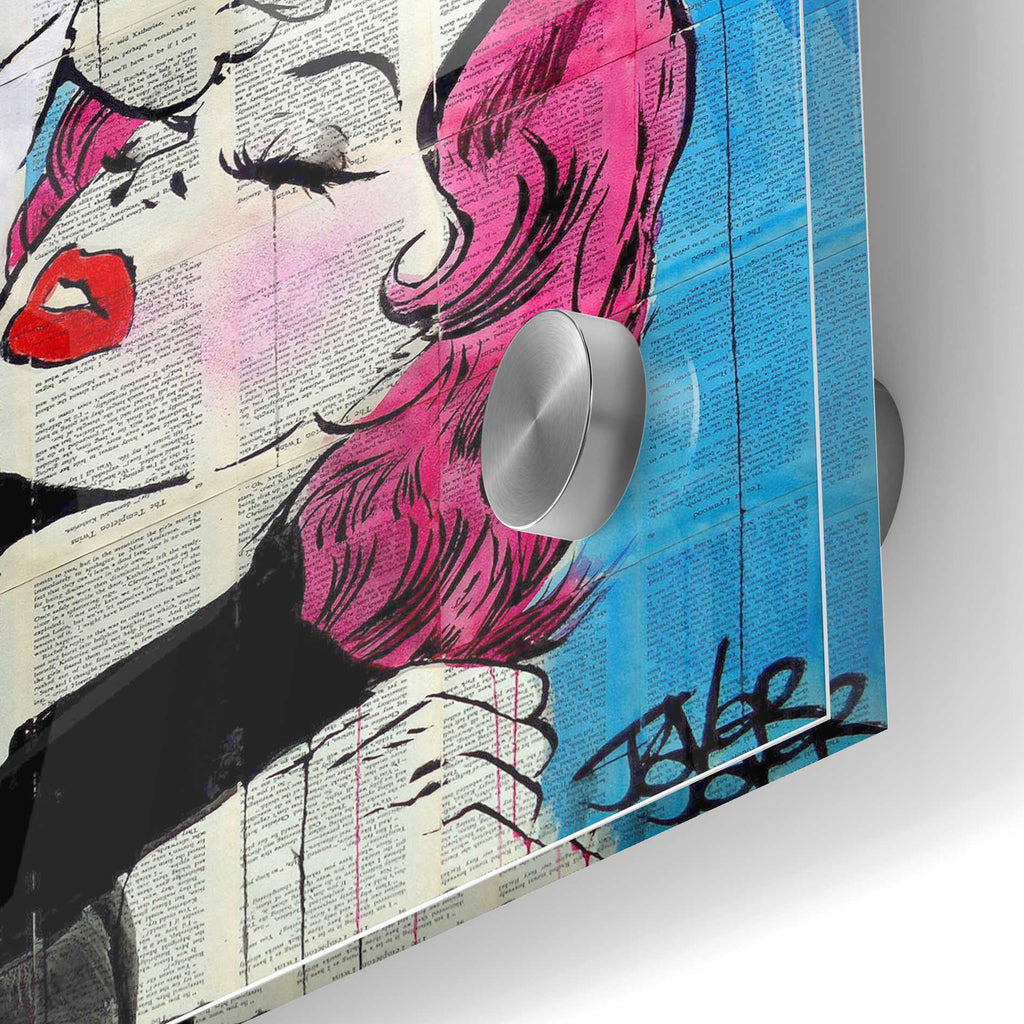 Epic Art 'Pop Lovers' by Loui Jover, Acrylic Glass Wall Art,24x36