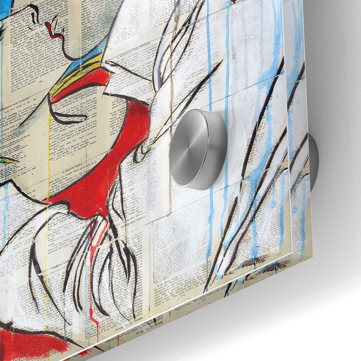 Epic Art 'Pop Romantics' by Loui Jover, Acrylic Glass Wall Art,24x36