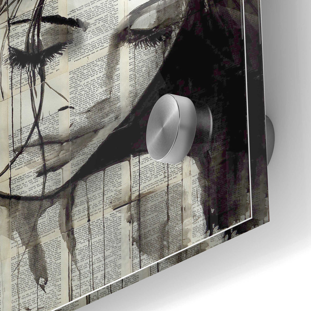 Epic Art 'Wild Daisy' by Loui Jover, Acrylic Glass Wall Art,24x36