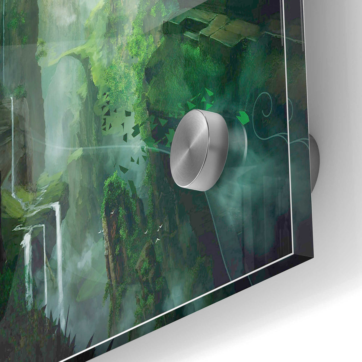 Epic Art 'Dragon Valley' by Jonathan Lam, Acrylic Glass Wall Art,24x36
