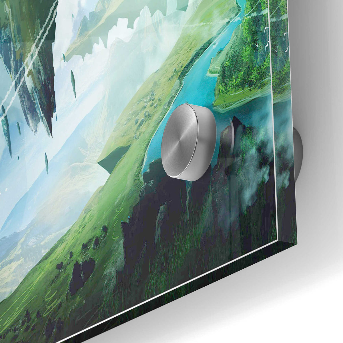 Epic Art 'Floating Island' by Jonathan Lam, Acrylic Glass Wall Art,24x36