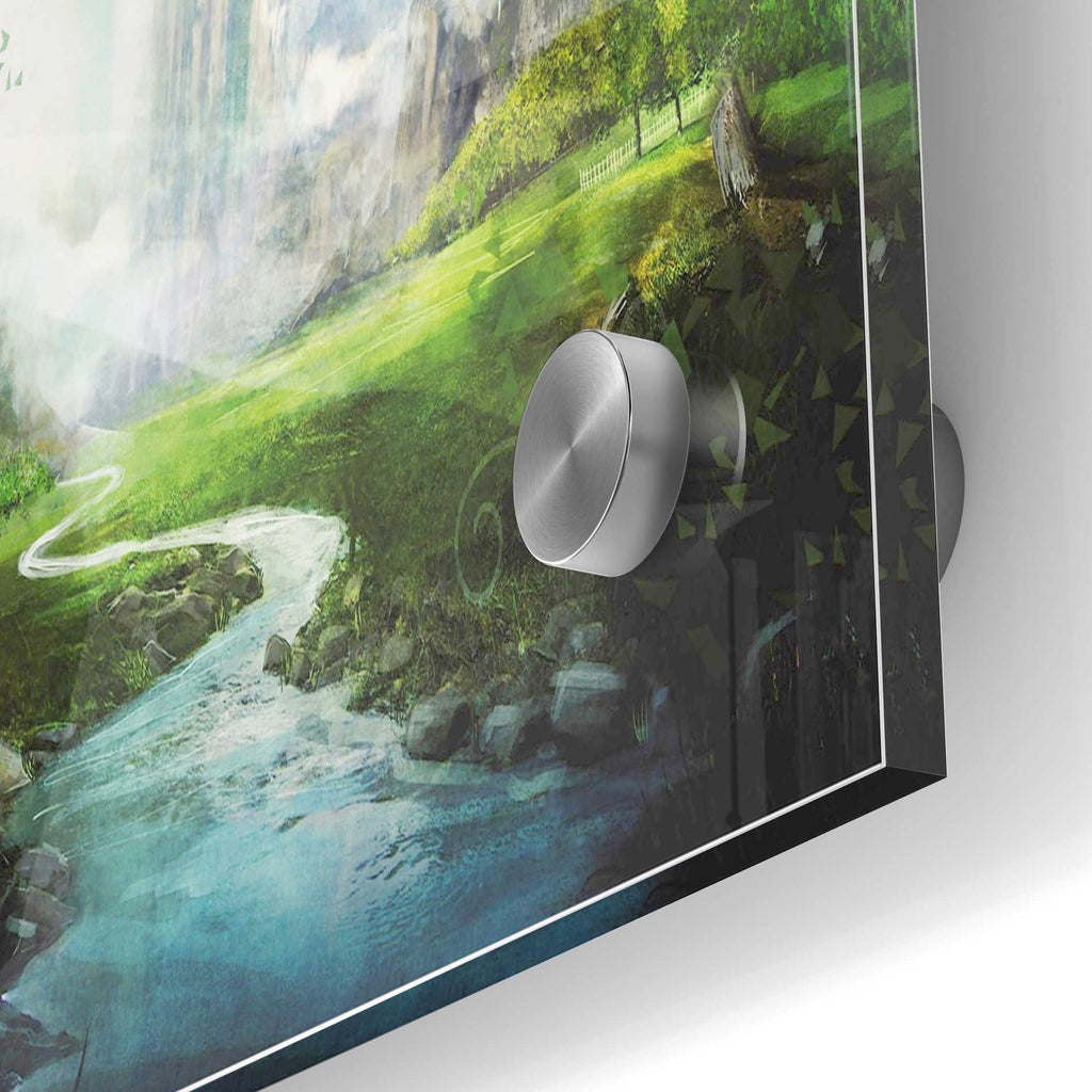 Epic Art 'Peaceful River' by Jonathan Lam, Acrylic Glass Wall Art,24x36