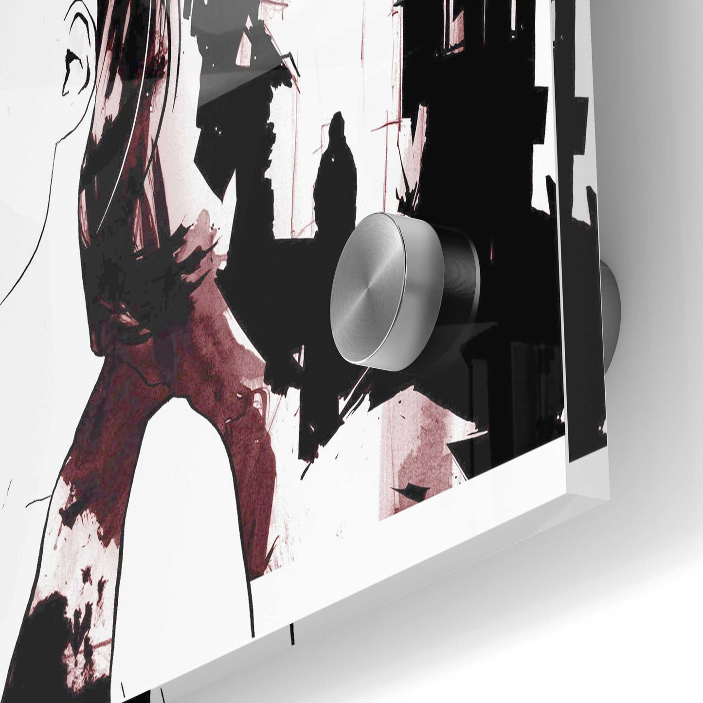 Epic Art 'Unmasked 2' by Jonathan Lam, Acrylic Glass Wall Art,24x36