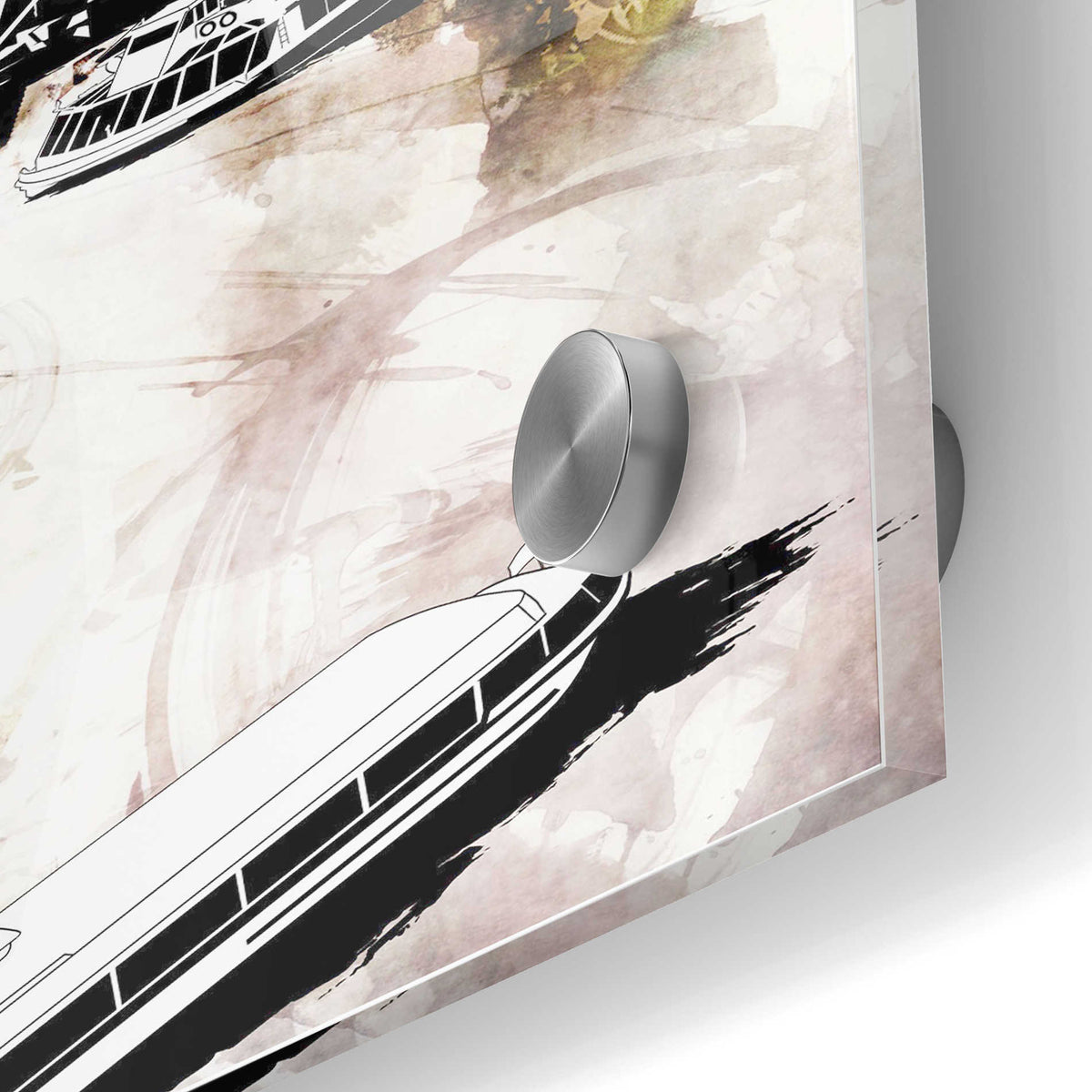 Epic Art 'Crossing 1' by Jonathan Lam, Acrylic Glass Wall Art,24x36