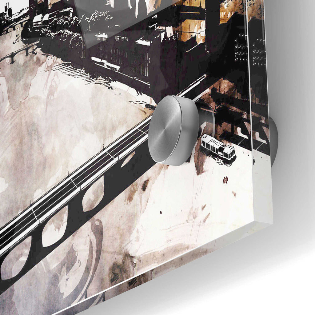 Epic Art 'London Landscape' by Jonathan Lam, Acrylic Glass Wall Art,24x36