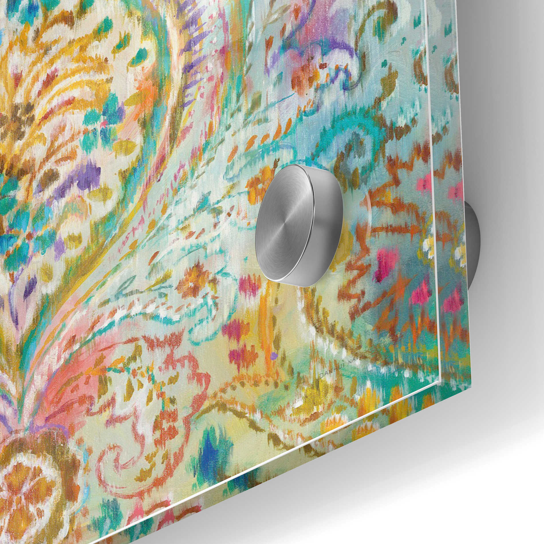 Epic Art 'Boho Paisley II' by Danhui Nai, Acrylic Glass Wall Art,24x36