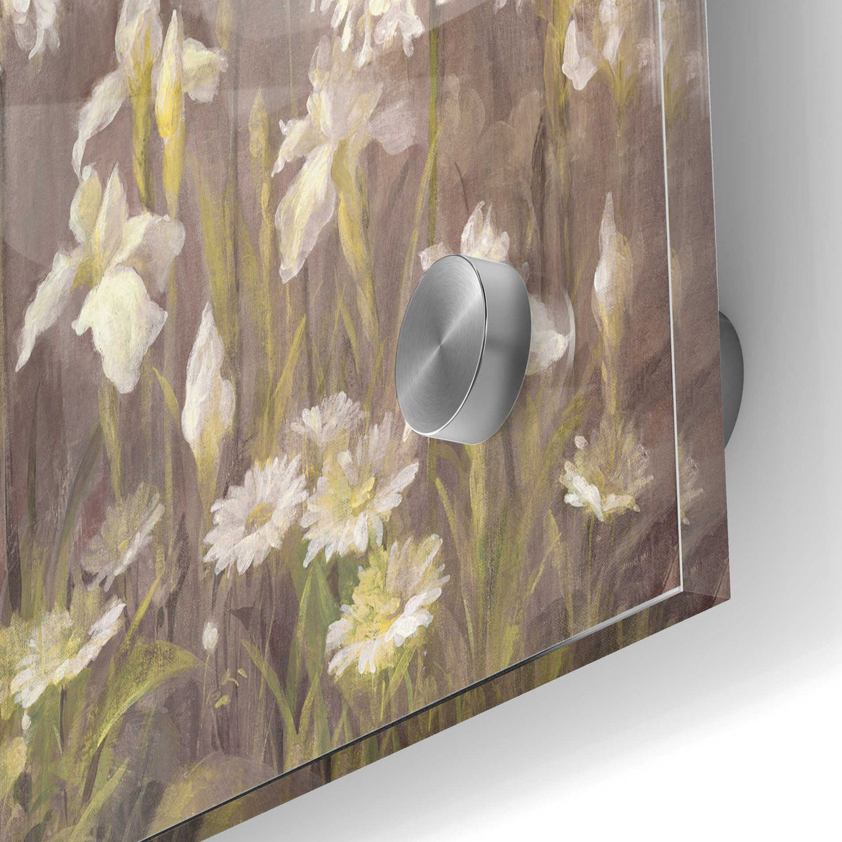 Epic Art 'Spring Blossoms Neutral' by Danhui Nai, Acrylic Glass Wall Art,24x36