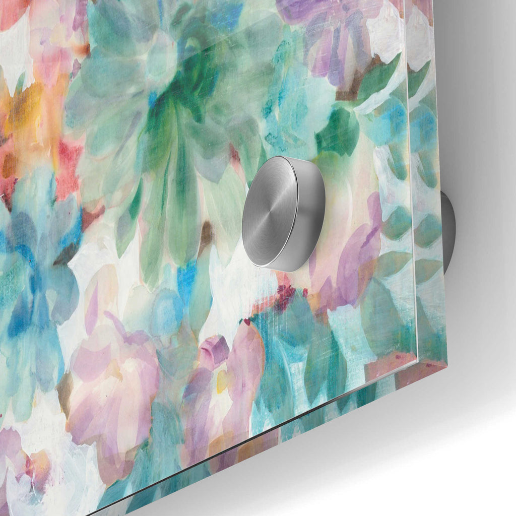 Epic Art 'Succulent Florals Crop' by Danhui Nai, Acrylic Glass Wall Art,24x36