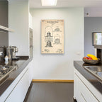 Epic Art 'Lantern Vintage Patent' Acrylic Glass Wall Art,24x36