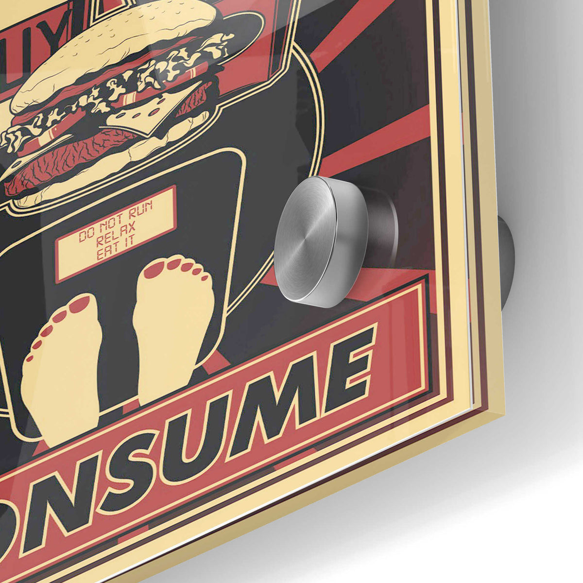 Epic Art 'Consume' Acrylic Glass Wall Art,24x36