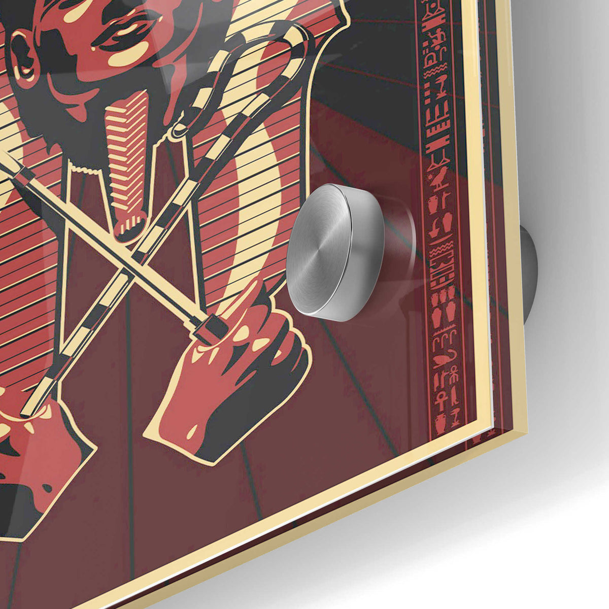 Epic Art 'Pharoah' Acrylic Glass Wall Art,24x36