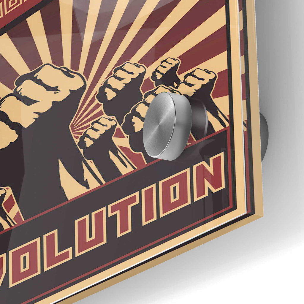Epic Art 'Revolution' Acrylic Glass Wall Art,24x36