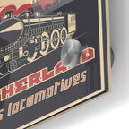 Epic Art 'Motherland Needs Locomotives' Acrylic Glass Wall Art,24x36