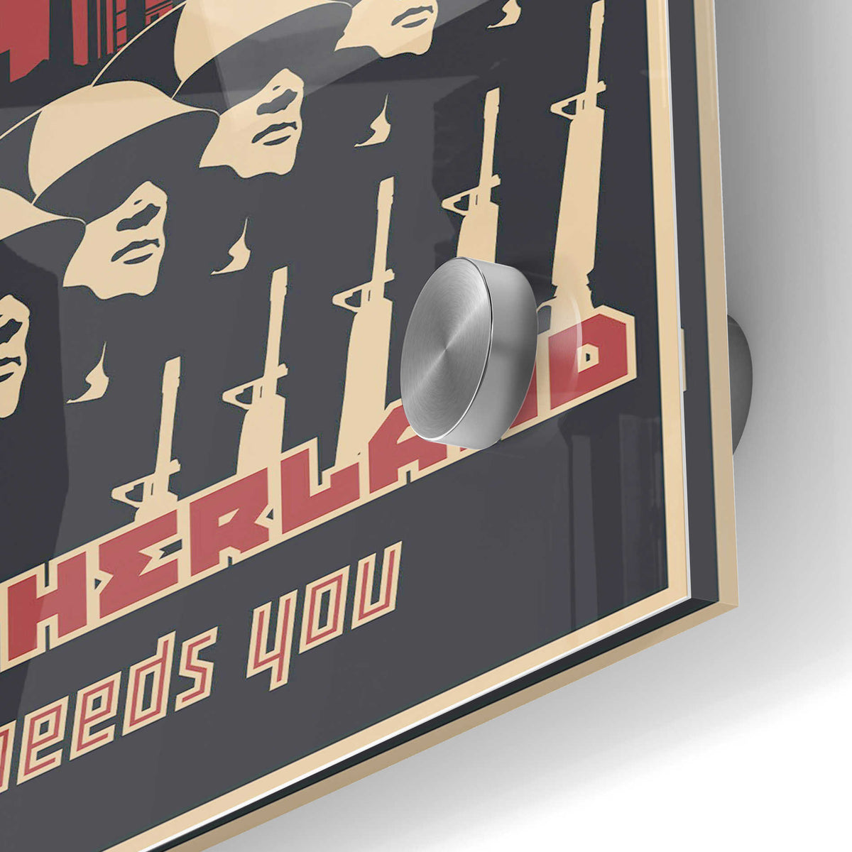 Epic Art 'Motherland Needs You' Acrylic Glass Wall Art,24x36