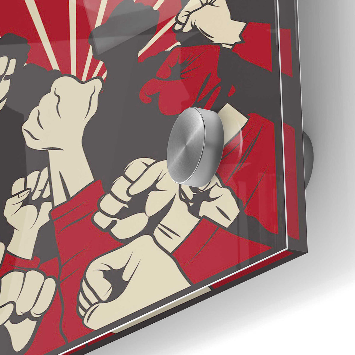 Epic Art 'Protest' Acrylic Glass Wall Art,24x36