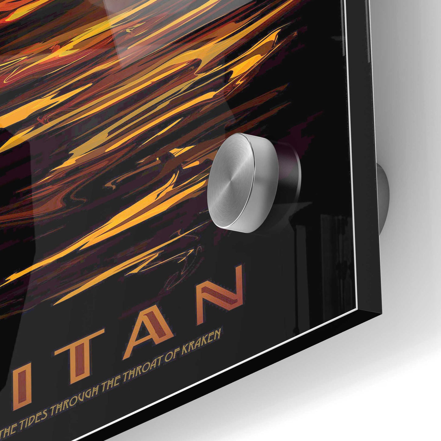 Epic Art 'Visions of the Future: Titan' Acrylic Glass Wall Art,24x36