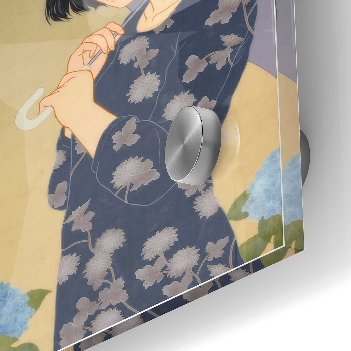 Epic Art 'Ajisai' by Sai Tamiya, Acrylic Glass Wall Art,24x36
