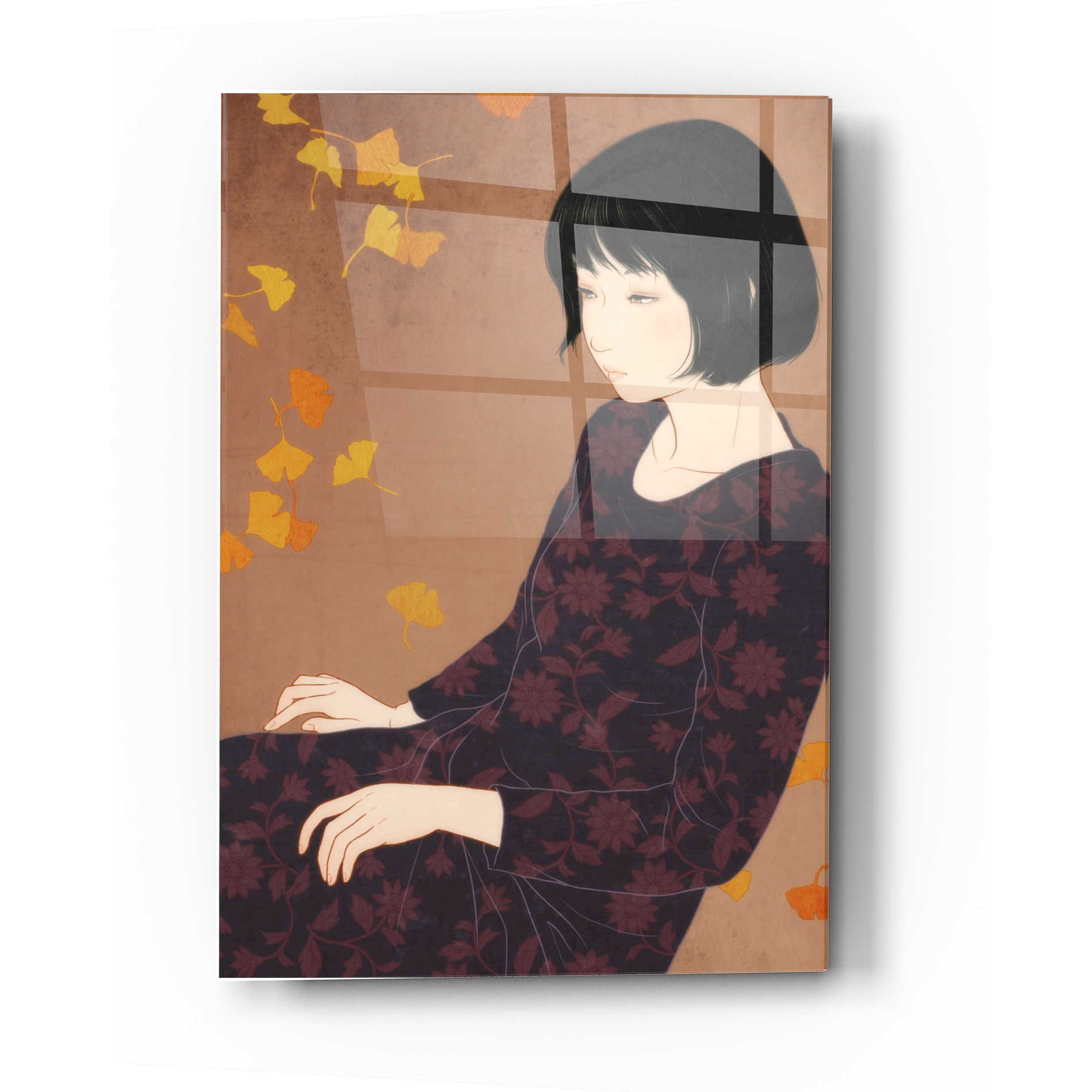 Epic Art 'Autumn' by Sai Tamiya, Acrylic Glass Wall Art,24x36