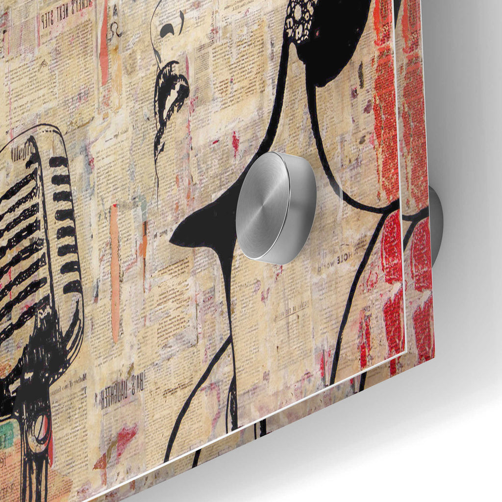 Epic Art 'LADY DAY' by DB Waterman, Acrylic Glass Wall Art,24x36