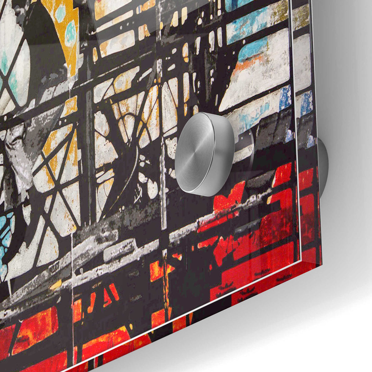 Epic Art 'FOUR CORNERS' by DB Waterman, Acrylic Glass Wall Art,24x36