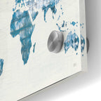 Epic Art 'Kanari Map Indigo' by Melissa Averinos, Acrylic Glass Wall Art,24x36