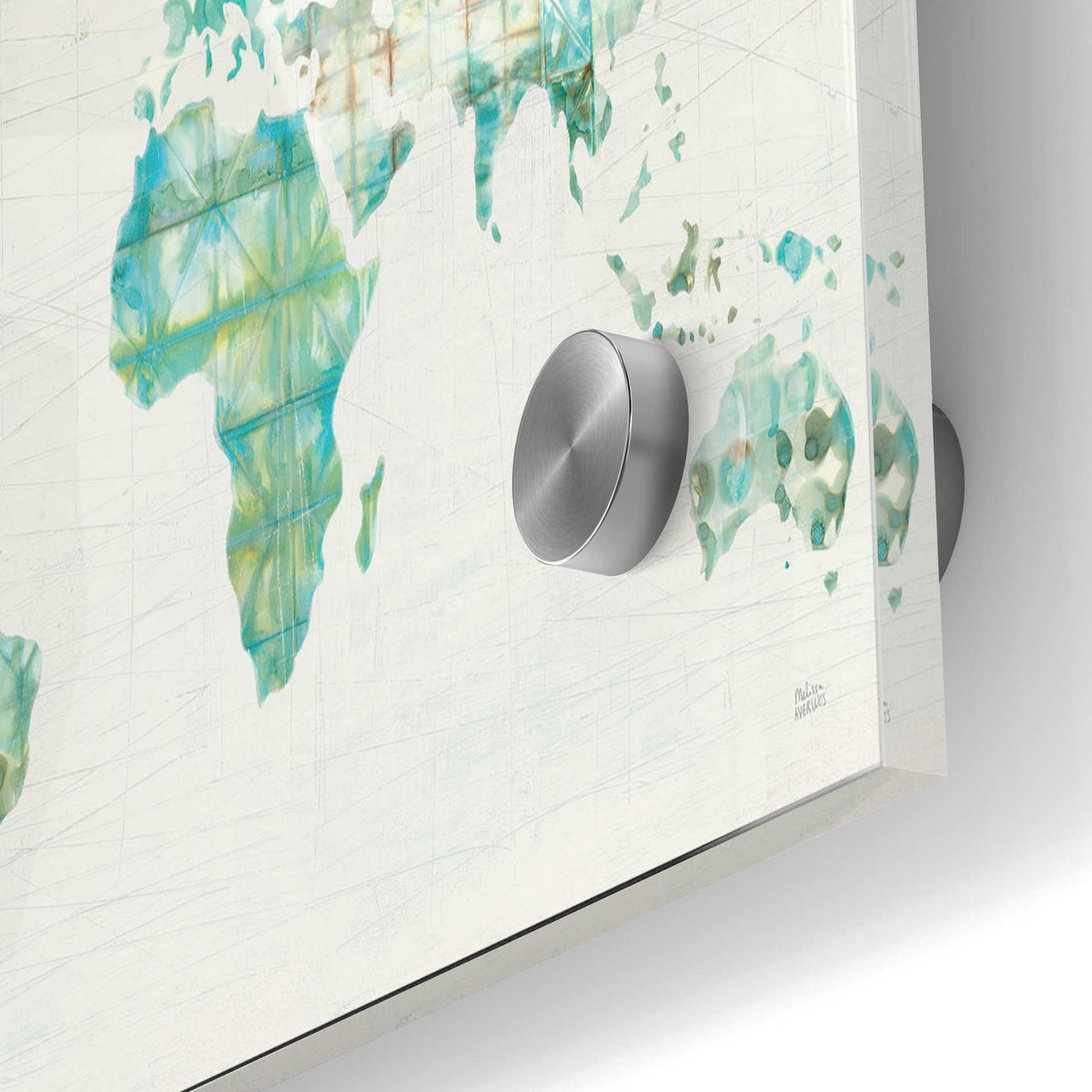 Epic Art 'Kanari Map' by Melissa Averinos, Acrylic Glass Wall Art,24x36
