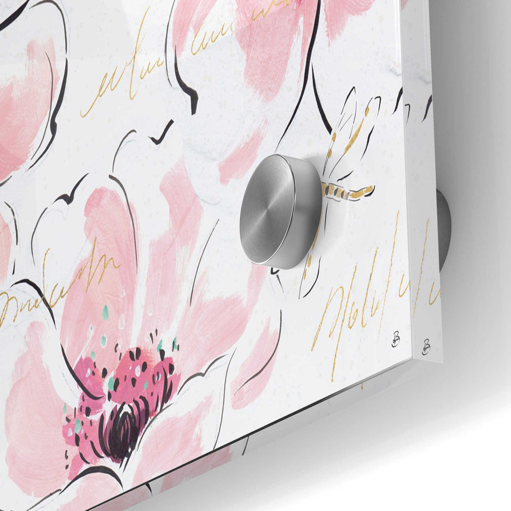 Epic Art 'Simply Pink I' by Daphne Brissonet, Acrylic Glass Wall Art,24x36
