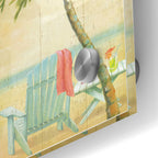 Epic Art 'Ocean Beach II' by Daphne Brissonet, Acrylic Glass Wall Art,24x36