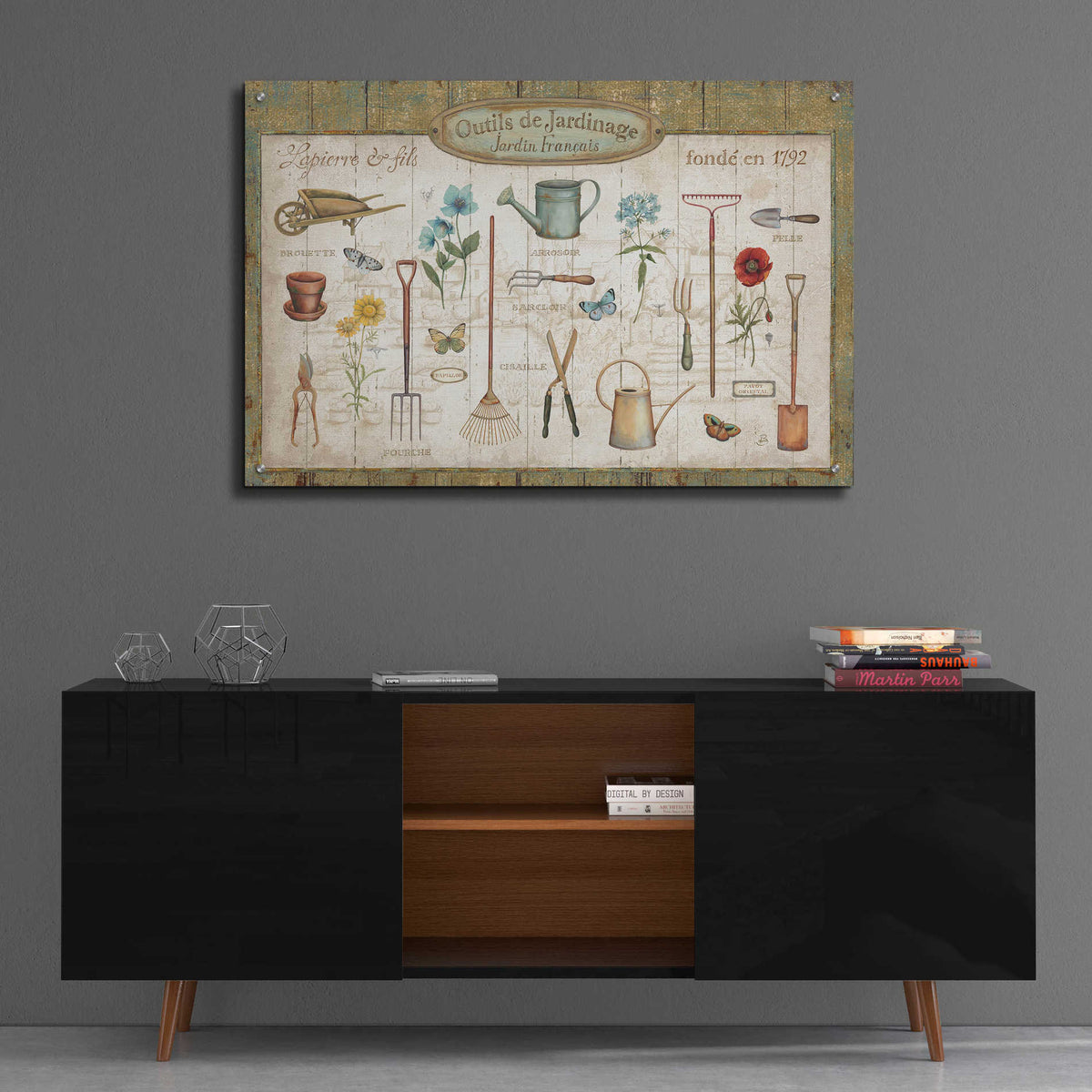 Epic Art 'Royal Garden I' by Daphne Brissonet, Acrylic Glass Wall Art