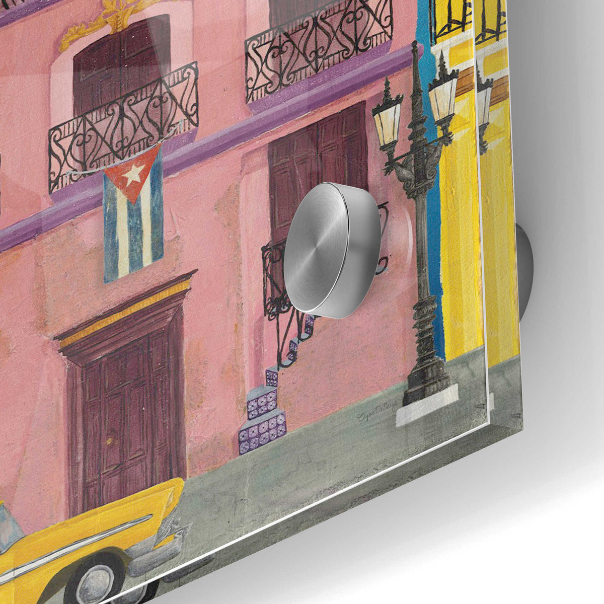 Epic Art 'Havana II' by Elyse DeNeige, Acrylic Glass Wall Art,24x36