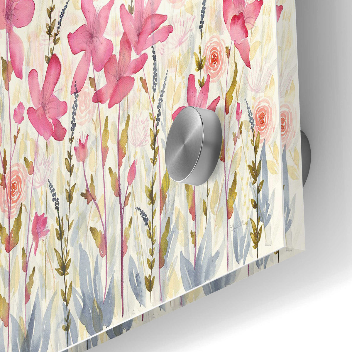 Epic Art 'Watercolor Garden' by Elyse DeNeige, Acrylic Glass Wall Art,24x36