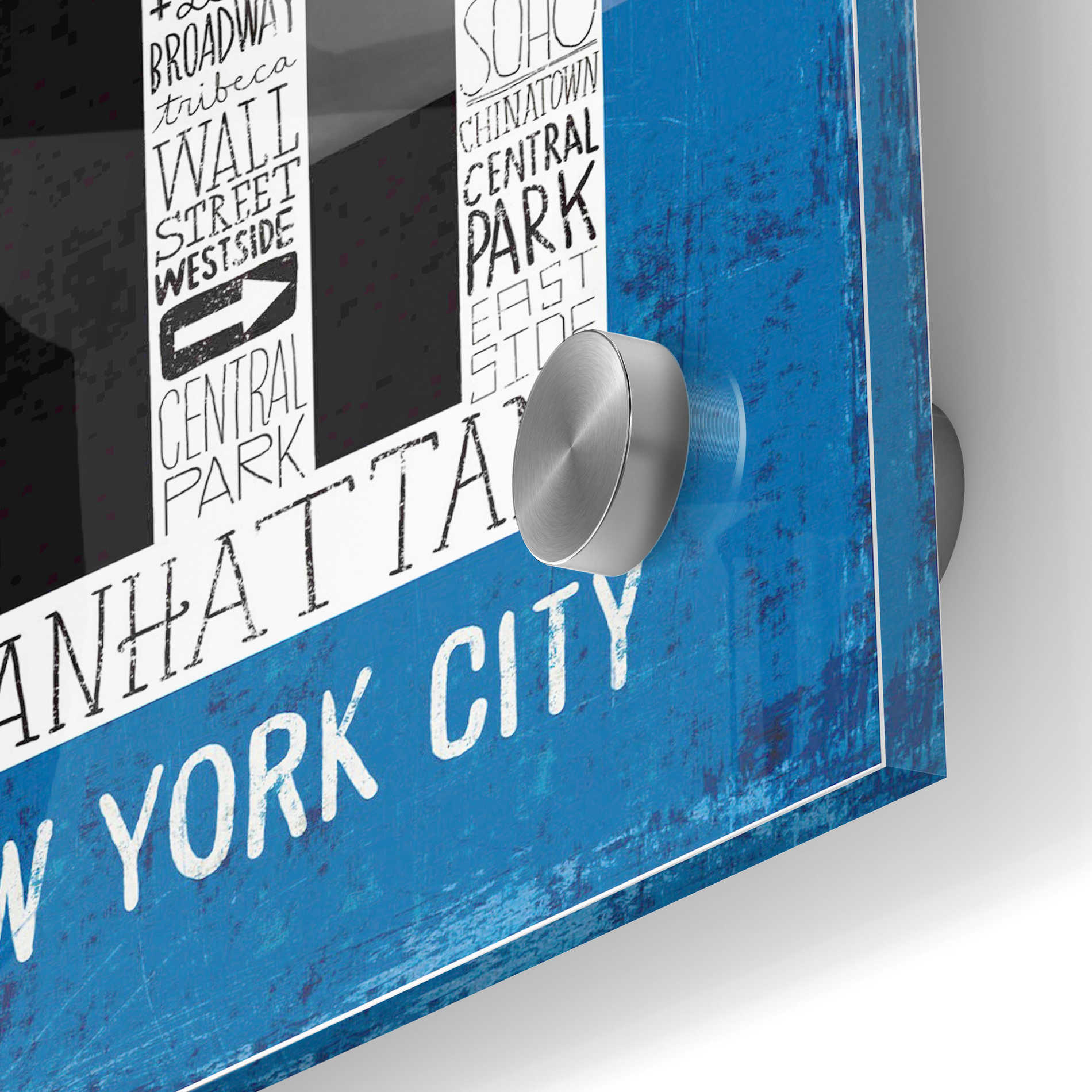 Epic Art 'Iconic NYC V' by Michael Mullan, Acrylic Glass Wall Art,24x36
