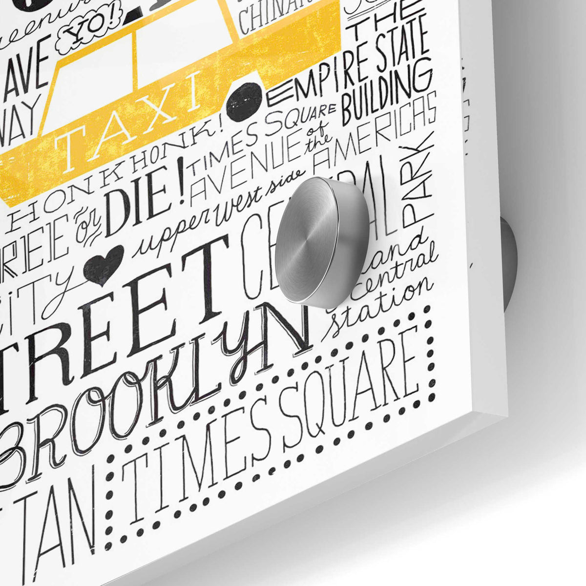 Epic Art 'Iconic NYC III' by Michael Mullan, Acrylic Glass Wall Art,24x36