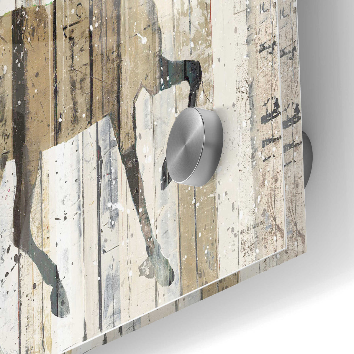 Epic Art 'Dark Horse' by Michael Mullan, Acrylic Glass Wall Art,24x36