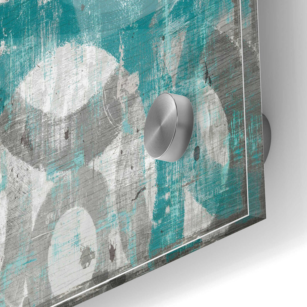 Epic Art 'Industrial I Teal' by Michael Mullan, Acrylic Glass Wall Art,24x36