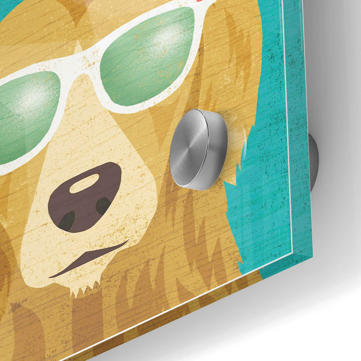 Epic Art 'Beach Bums Golden I Cool' by Michael Mullan, Acrylic Glass Wall Art,24x36