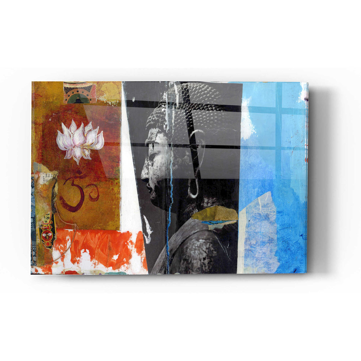 Epic Art 'Angel Buddha' by Elena Ray Acrylic Glass Wall Art,24x36