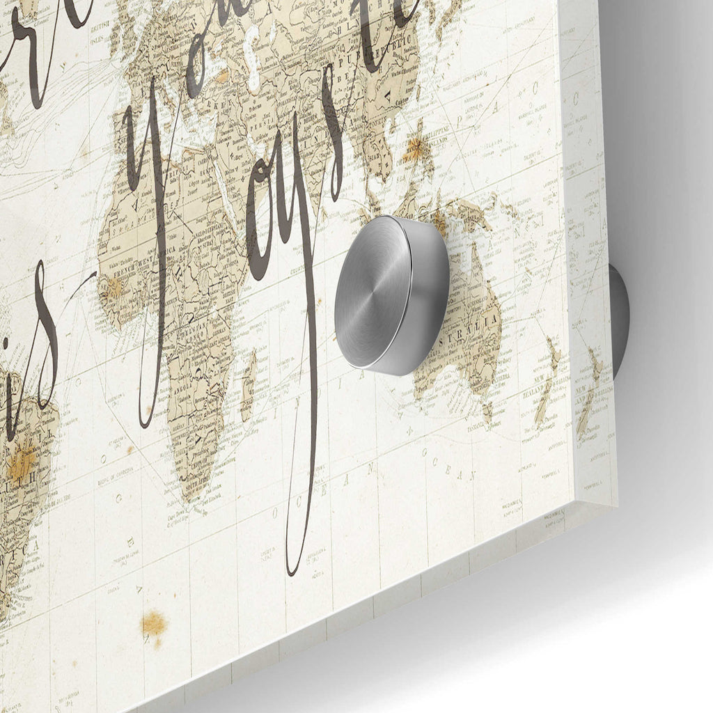 Epic Art 'The World is Your Oyster' by Sara Zieve Miller, Acrylic Glass Wall Art,24x36