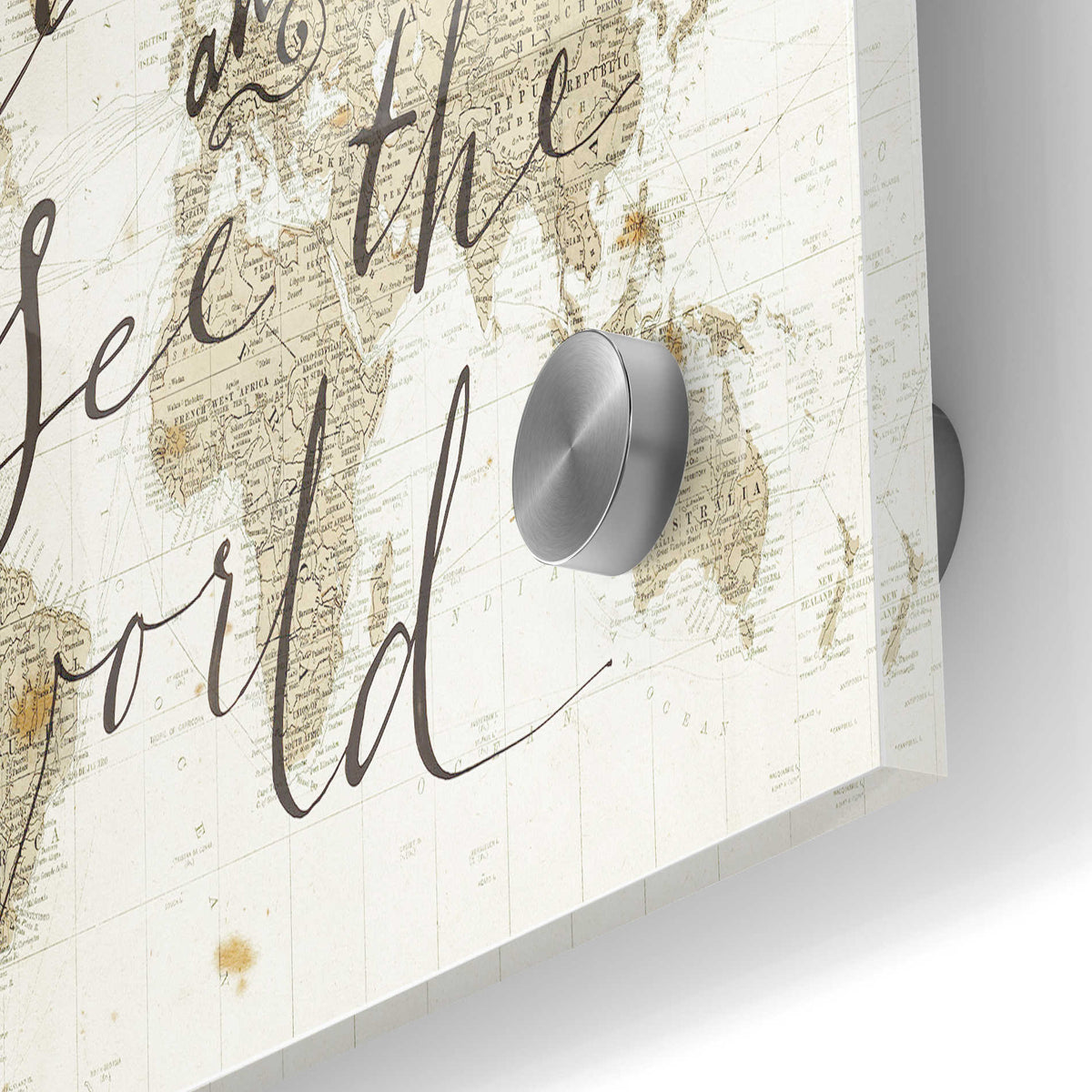 Epic Art 'Get Out and See the World' by Sara Zieve Miller, Acrylic Glass Wall Art,24x36