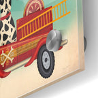 Epic Art 'K9 Fire Department' by Ryan Fowler, Acrylic Glass Wall Art,24x36