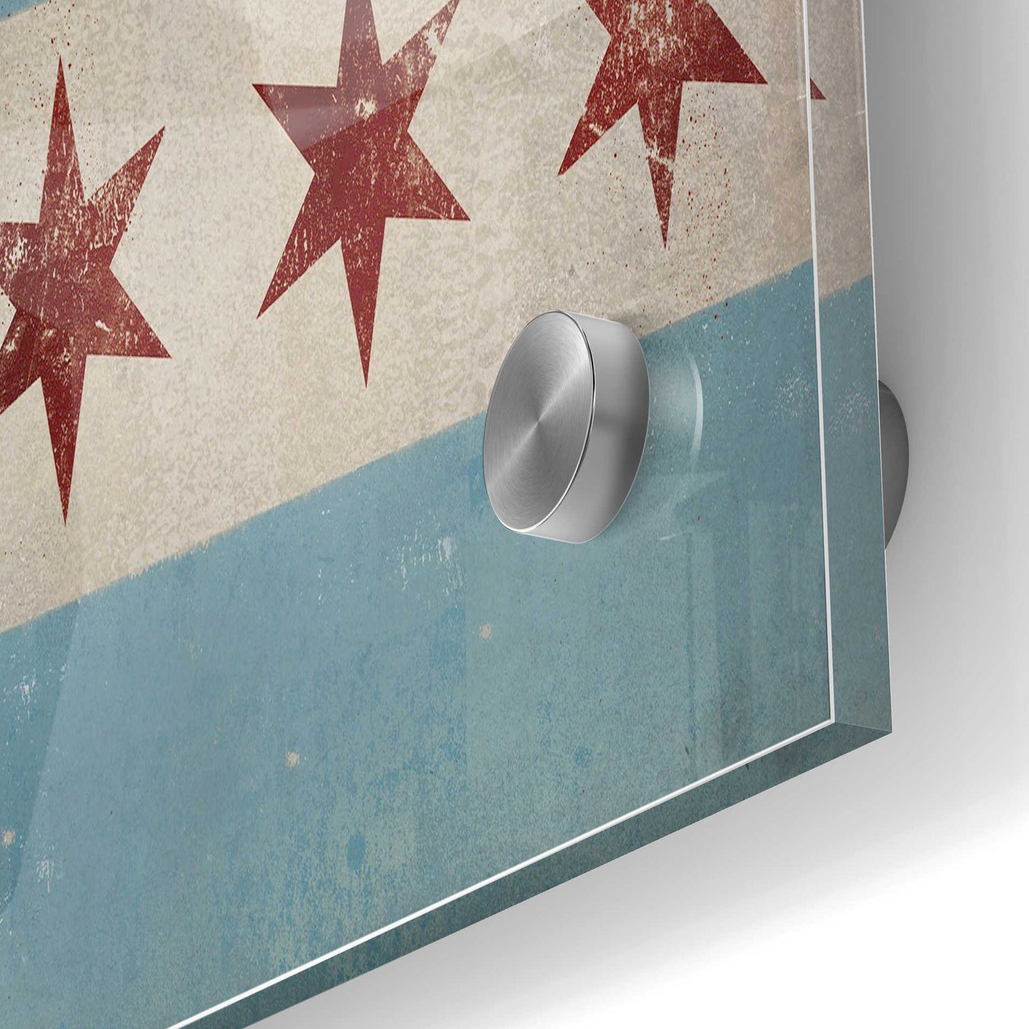 Epic Art 'Chicago Flag' by Ryan Fowler, Acrylic Glass Wall Art,24x36