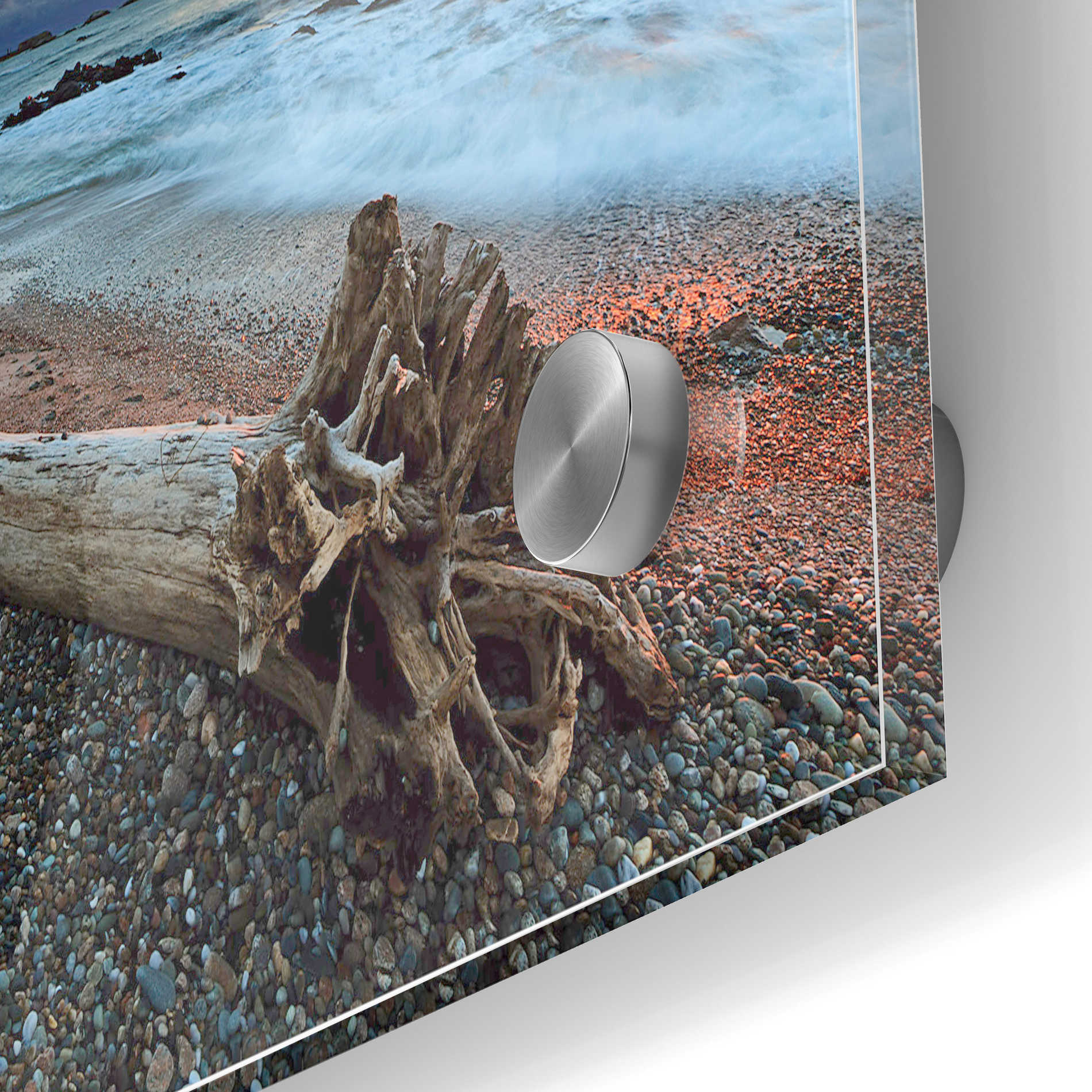 Epic Art 'Sakonnet Driftwood' by Katherine Gendreau, Acrylic Glass Wall Art,24x36