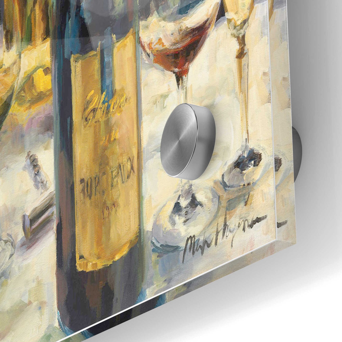 Epic Art 'Bordeaux and Muscat' by Marilyn Hageman, Acrylic Glass Wall Art,24x36