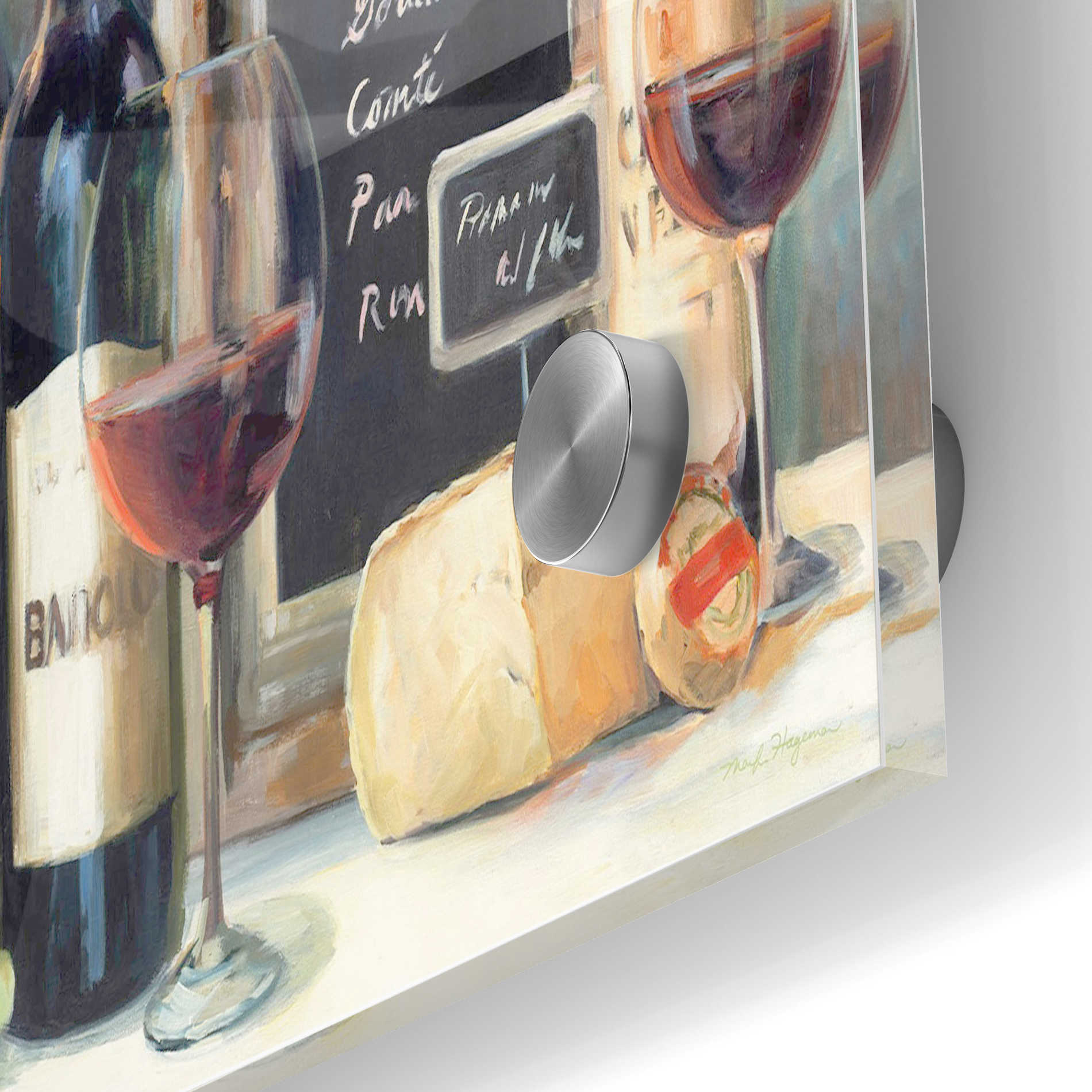 Epic Art 'Les Fromages' by Marilyn Hageman, Acrylic Glass Wall Art,24x36