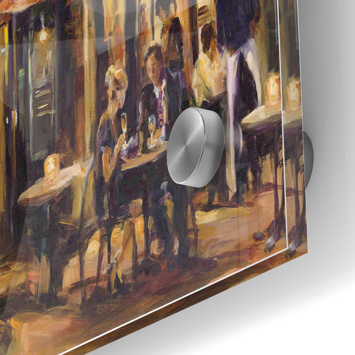 Epic Art 'Bistrot a Vins Warm' by Marilyn Hageman, Acrylic Glass Wall Art,24x36